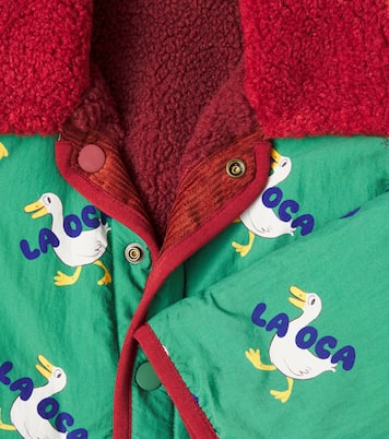 Baby Wendbare Jacke La Oca aus Teddyfleece | Bobo Choses