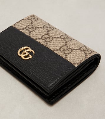 Portemonnaie Double G Mini aus Leder | Gucci