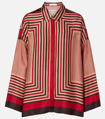 Cora printed oversized shirt | Faithfull