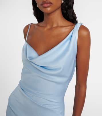 Minerva open-back satin gown | Vivienne Westwood