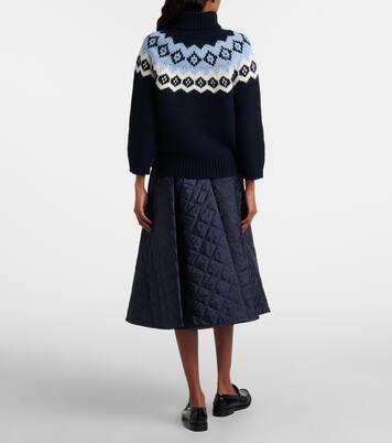 Re-Nylon quilted midi skirt | Prada