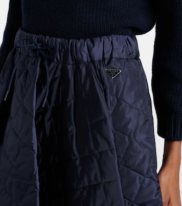 Re-Nylon quilted midi skirt | Prada