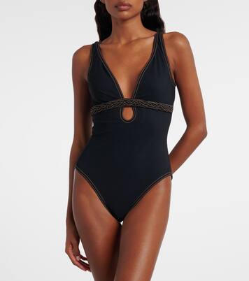 Quinn keyhole cutout swimsuit | Karla Colletto