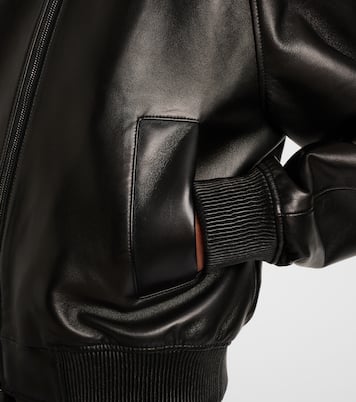 Quinn leather bomber jacket | Joseph