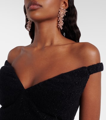 Off-shoulder romper | Self-Portrait