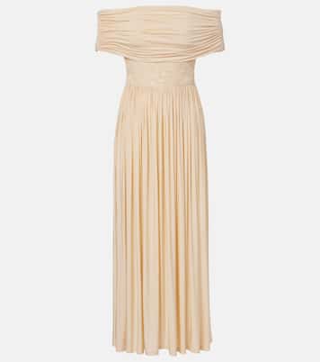 Rebellion off-shoulder jersey maxi dress | Zimmermann