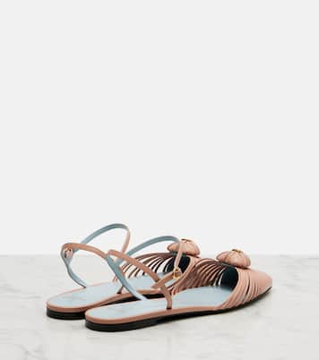 Royal VLogo leather flats | Valentino Garavani