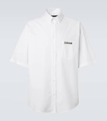 Masking Tape cotton poplin shirt | Balenciaga