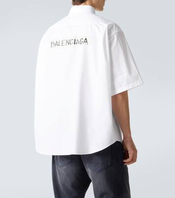 Masking Tape cotton poplin shirt | Balenciaga