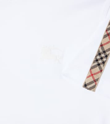 T-shirt Burberry Check en coton | Burberry Kids