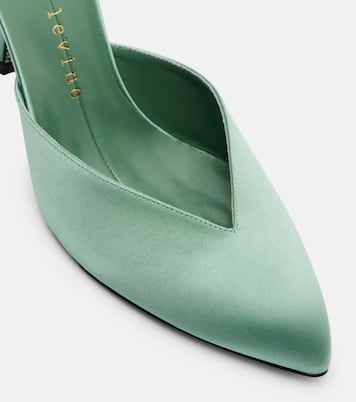 Sitting Pretty 95 satin mules | Herbert Levine