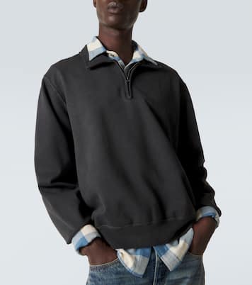 Cotton half-zip sweatshirt | RRL