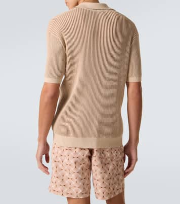Rino cotton and cashmere polo shirt | Frescobol Carioca