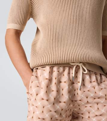 Rino cotton and cashmere polo shirt | Frescobol Carioca