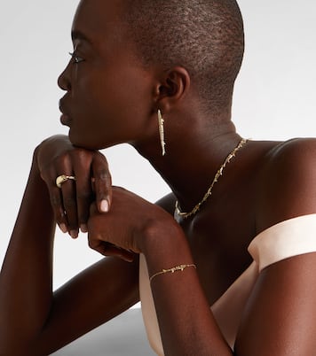 Marlin Gm 9kt gold single earring with diamonds | Yvonne Léon