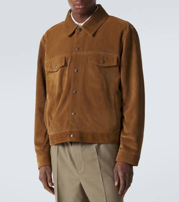 Giacca blouson in suede | Saint Laurent
