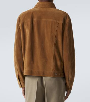 Giacca blouson in suede | Saint Laurent