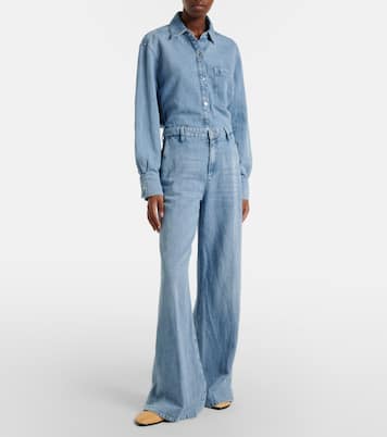 Jeans anchos de denim | 7 For All Mankind