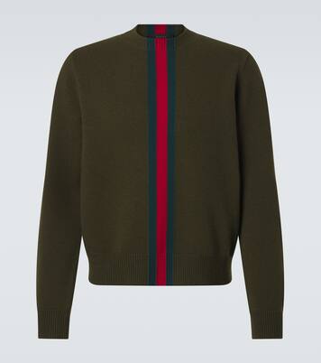 Pullover Web Stripe aus Wolle | Gucci