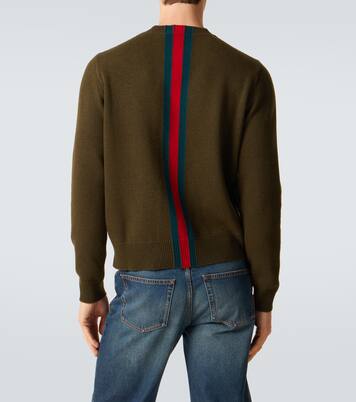 Pullover Web Stripe aus Wolle | Gucci