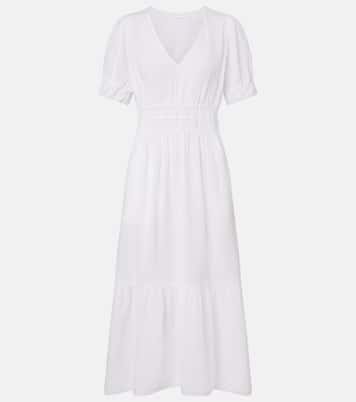 Robe midi Rivelle en coton | Velvet