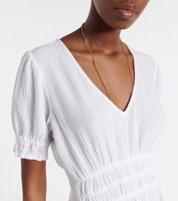 Robe midi Rivelle en coton | Velvet