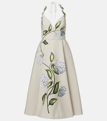 Bedrucktes Cocktailkleid aus Faille | Oscar de la Renta