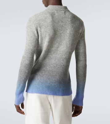 Gradient mohair-blend polo sweater | ERL