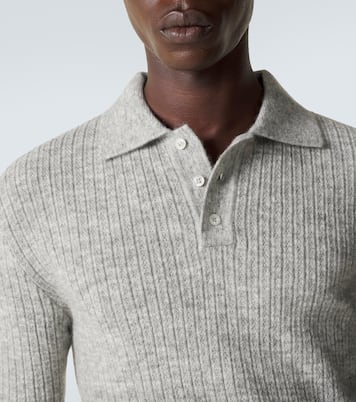 Gradient mohair-blend polo sweater | ERL