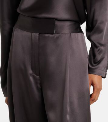 Silk satin wide-leg pants | The Sei