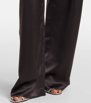 Silk satin wide-leg pants | The Sei