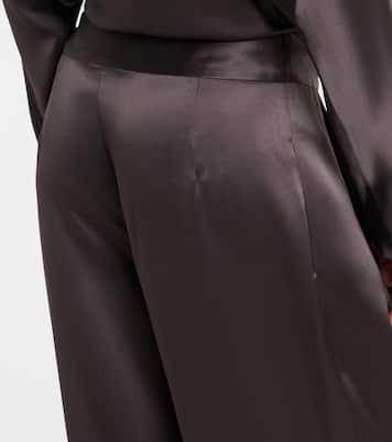 Silk satin wide-leg pants | The Sei