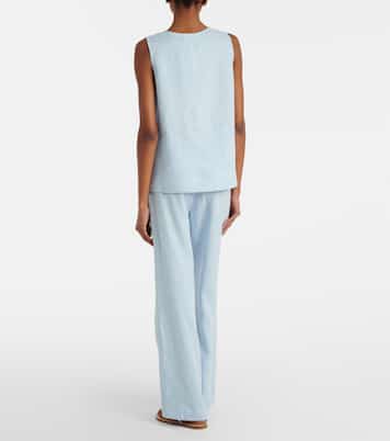 Weite Hose Aurelia aus Leinen | Asceno