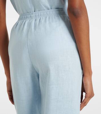 Weite Hose Aurelia aus Leinen | Asceno