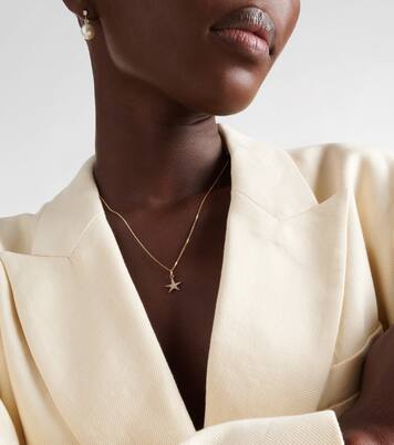 Collier Lucky Starfish en or 14 ct et diamants | Stone and Strand