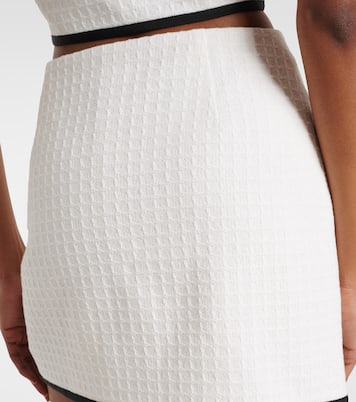 Cotton tweed miniskirt | Valentino