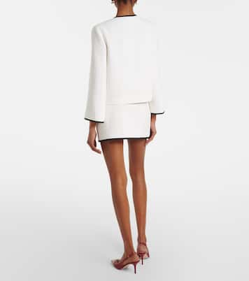 Cotton tweed miniskirt | Valentino