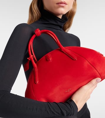 Purse Small suede top-handle bag | Alaïa