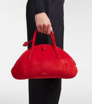 Purse Small suede top-handle bag | Alaïa