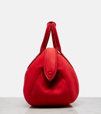 Purse Small suede top-handle bag | Alaïa