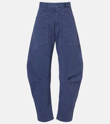 Shon cotton barrel-leg pants | Nili Lotan