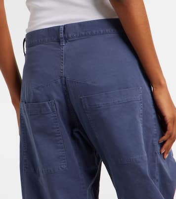 Shon cotton barrel-leg pants | Nili Lotan