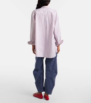 Shon cotton barrel-leg pants | Nili Lotan