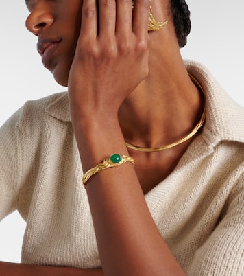 Delphi 24kt gold-plated bangle  | Ysso