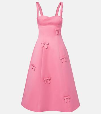 Beatrice bow-detail midi dress | Leo Lin