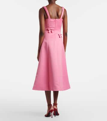 Beatrice bow-detail midi dress | Leo Lin