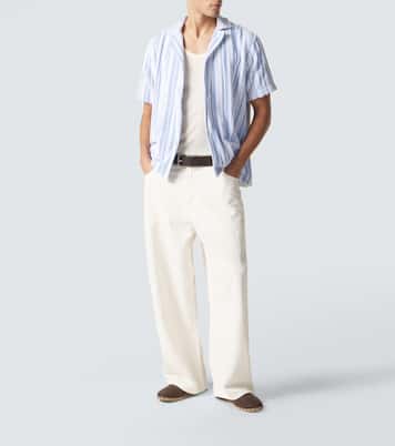 Howel striped cotton toweling shirt | Orlebar Brown