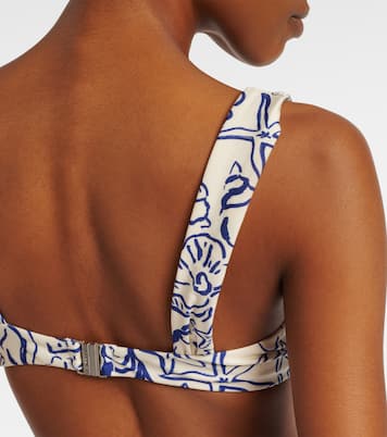 Anniston printed bikini top | Simkhai