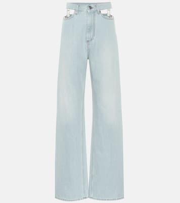 Jeans a gamba larga con cut-out | Maison Margiela