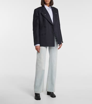 Jeans a gamba larga con cut-out | Maison Margiela